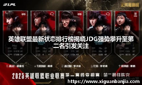 英雄联盟最新状态排行榜揭晓JDG强势攀升至第二名引发关注